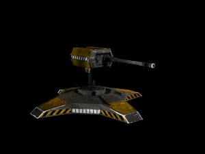 torretta della macchina Modello 3D