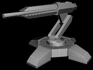 railturret 3D Model