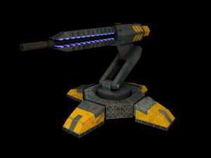 railturret 3D Model