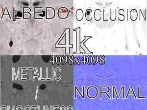 realistic aliens full pack 3D Model