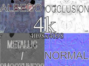 pacote de alien&iacute;genas realistas 2 Modelo 3D