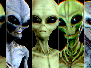 pacote de alien&iacute;genas realistas 2 Modelo 3D