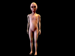 realistic alien 1 3D Model