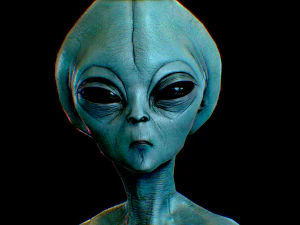 realistic alien 3 3D Model