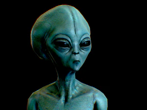 realistic alien 3 3D Model