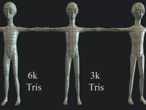 현실적인 외계인 4 3D 모델