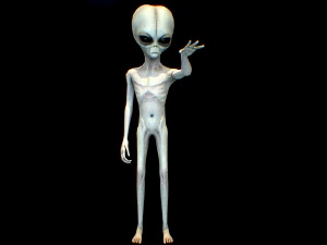 alien&iacute;gena realista 5 Modelo 3D
