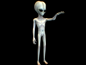 realistic alien 5 3D Model