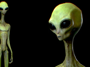 realistic alien 6 3D Model