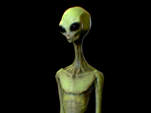 realistic alien 6 3D Model