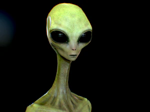 realistic alien 6 3D Model