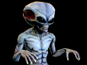 realistic alien 7 3D Model