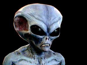 realistic alien 7 3D Model