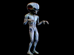 realistic alien 7 3D Model
