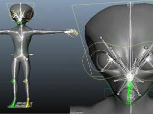 realistic alien 7 3D Model