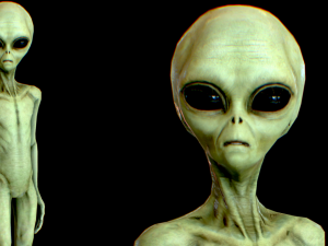 realistic alien 8 Model 3D