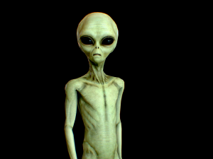 realistic alien 8 Model 3D