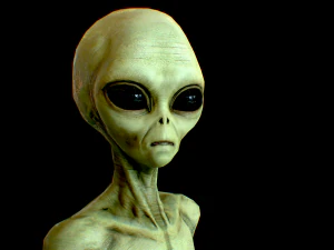 realistic alien 8 3D Model