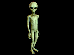 realistic alien 8 Model 3D