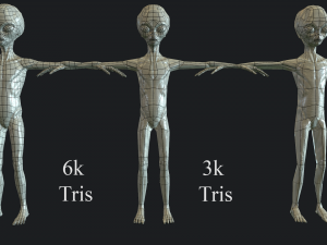 realistic alien 8 Model 3D