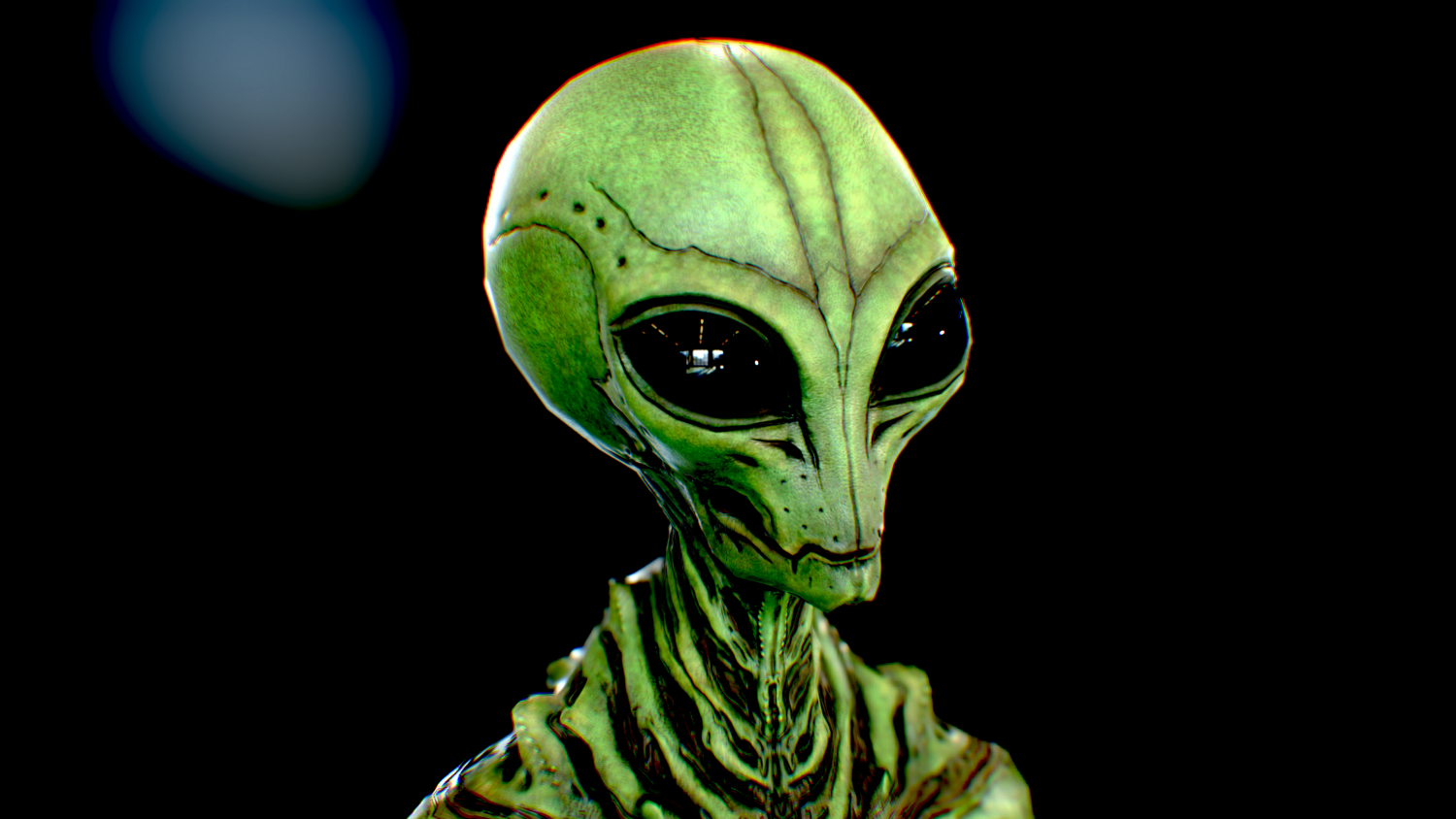 Realistic Alien 9 3d Model In Alien 3dexport