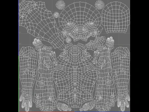 realistischer Au&szlig;erirdischer 9 3D Modell