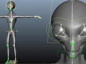 realistischer Au&szlig;erirdischer 9 3D Modell