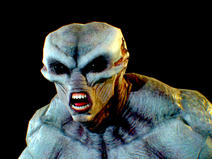 realistic alien 10 3D Model
