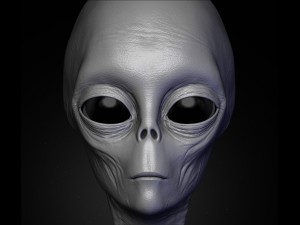 realistic alien 4 sculpt 3D Model