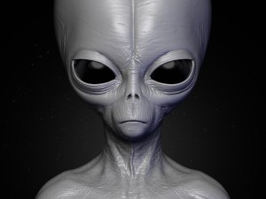 realistic alien 5 sculpt Model 3D