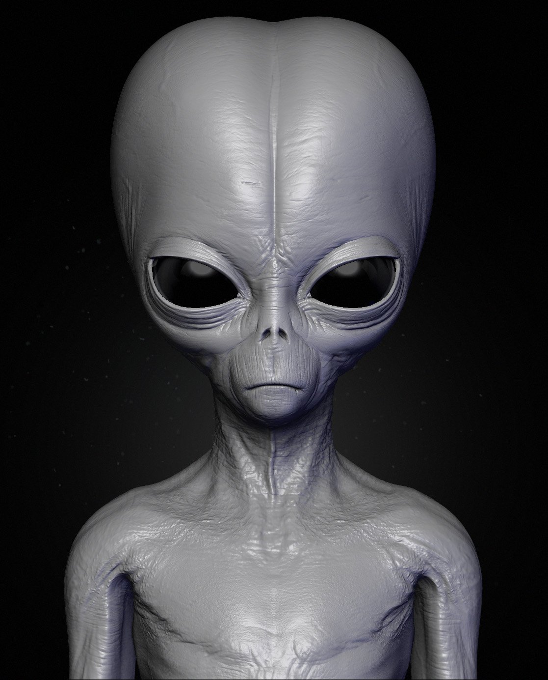 Realistic Alien 5 Sculpt 3d Model In Alien 3dexport