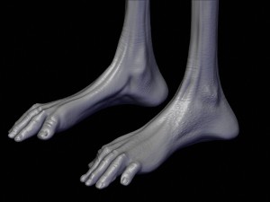 realistic alien 6 sculpt Model 3D
