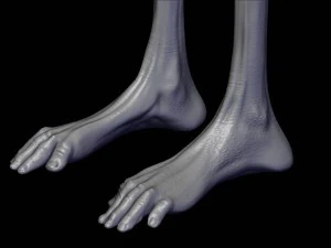 escultura realista de alien&iacute;gena 6 Modelo 3D