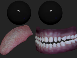 escultura realista de alien&iacute;gena 7 Modelo 3D