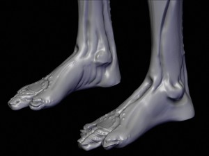 realistic alien 9 sculpt 3D 模型