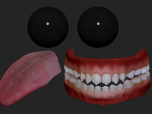 escultura realista de alien&iacute;gena 10 Modelo 3D