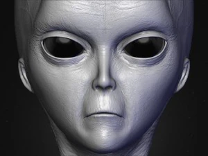 alien&iacute;genas realistas esculpem pacote 1 Modelo 3D