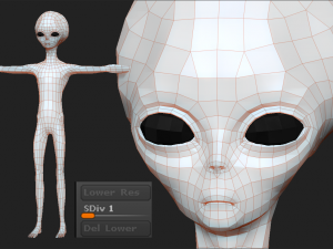 realistic aliens sculpts bundle 1 Modèle 3D