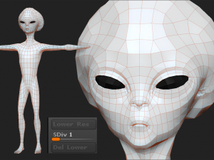 realistic aliens sculpts bundle 1 Modèle 3D
