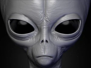 alien&iacute;genas realistas esculpem pacote 1 Modelo 3D
