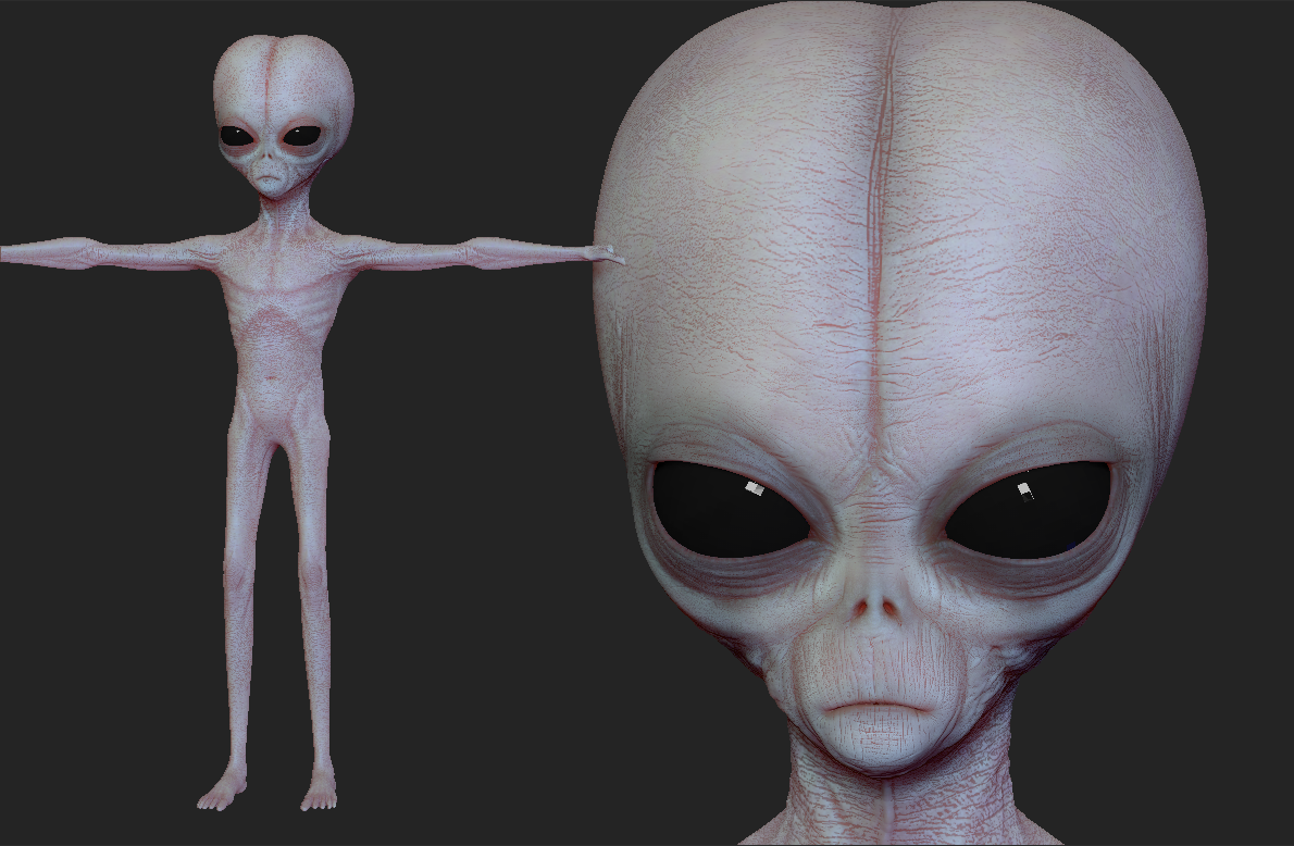dead space alien realistic action figure