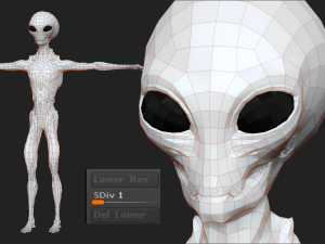 realistic aliens sculpts full pack 3D 模型