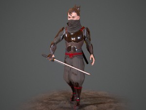 ninja nanashi Modèle 3D