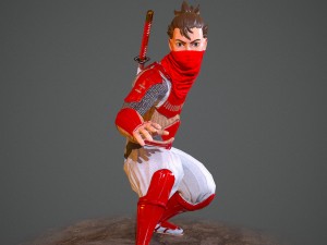 ninja nanashi Modèle 3D