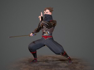 ninja nanashi Modèle 3D