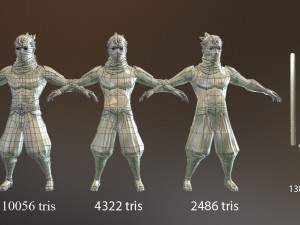 ninja nanashi Modèle 3D