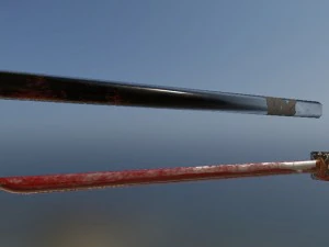 conjunto gratuito ninjato pbr Modelo 3D