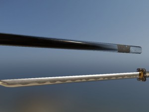 ninjato pbr free set 3D Model