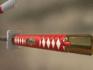 ninjato pbr free set 3D Model