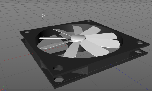 Computer cooler 3Dモデル .c4d .max .obj .3ds .fbx .stl .blend 